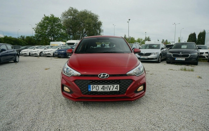 Hyundai i20 cena 45700 przebieg: 57331, rok produkcji 2018 z Działdowo małe 466